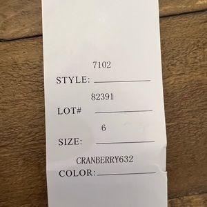 Never worn bridesmaid dress